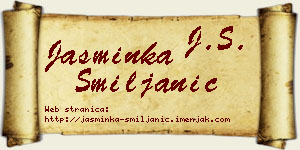 Jasminka Smiljanić vizit kartica